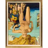 Untitled by Andrew Annenberg, 1969, oil on board, sold Nov 2025
