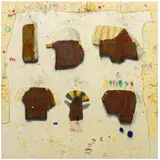 Green to Gold by Cole Morgan, 2005, mixed media on canvas, sold Dec 2025