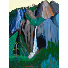 Bridalveil Falls by Alyce Frank, oil on linen, sold Dec 2025