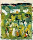 Untitled by S. H. Raza, Oil on canvas, sold Feb 2023