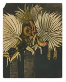 An Illustration from the Tak Duma Dum Series (Jackal with Drum) by Nandalal Bose, Watercolour on paper, sold Feb 2023