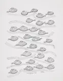 Suti Kida by Jangarh Singh Shyam, 1990, Ink on paper, sold Feb 2023
