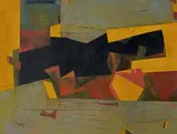 Untitled by Ganesh Haloi, Gouache on card, sold Feb 2023