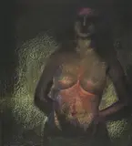 Untitled by Bikash Bhattacharjee, Pastel on paper, sold Feb 2023