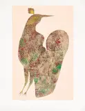Mor by Jangarh Singh Shyam, 1990, Serigraph, sold Feb 2023