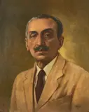 Portrait of a Gentleman by Shiavax Chavda, 1971, Oil on canvas, sold Mar 2023