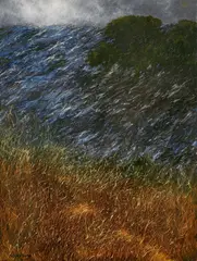 Untitled by Paramjit Singh, Acrylic on canvas, sold Mar 2023