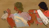 Untitled by Narayan Shridhar Bendre, Gouache on paper, sold Mar 2023