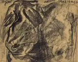 Torso by Jogen Chowdhury, Charcoal on paper, sold Mar 2023