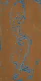 Dancer by Shiavax Chavda, 1959, Gouache on paper, sold Mar 2023