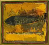 Untitled by Rekha Rao, Ink and gouache on paper, sold Jun 2023