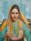 Untitled by Sobha Singh, Oil on canvas, sold Jun 2023