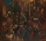 Untitled by Gurcharan Singh, Oil on canvas, sold Jun 2023