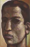 Man by Sudhir Patwardhan, 2003, Acrylic on paper, sold Jun 2023