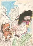 The Time's Harvest Series by Jogen Chowdhury, Pastel on paper; pastel on paper laid on card, sold Aug 2023