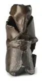 Old Miner by Somnath Hore, Bronze, sold Aug 2023