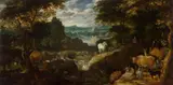 Orphée charmant les animaux by Jacob Savery, Huile sur panneau de chêne, une planche, renforcé, sold Mar 2026