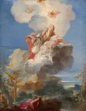 Le ravissement par les anges de sainte Marie-Madeleine by Louis Cretey, Huile sur toile, sold Mar 2026