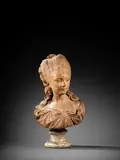 Marie-Louise-Albertine Martin à quatorze ans, future Madame François-Nicolas Delaistre by Augustin Pajou, Buste en terre cuite, sold Mar 2026
