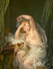 Le Réveil by Jean-Baptiste Greuze, Huile sur toile, sold Mar 2026