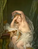 Le Réveil by Jean-Baptiste Greuze, Huile sur toile, sold Mar 2026