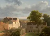 Vue présumée des bas de Meudon by Jean-Joseph-Xavier Bidauld, Huile sur panneau de noyer filassé, sold Mar 2026