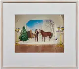 Turismo (Maribel, her horse and her spouse), 2001 by Leandro Erlich, Color photograph, sold May 2026