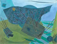 Sans titre by Henri Goetz, 1978, Oil on panel, sold May 2026
