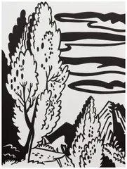 Range, 2001 by Paul Morrison, Acrylic on canvas, sold May 2026