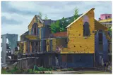 Sniper alley 1 - Sarajevo by Audrey Nervi, 2002, Oil on canvas, sold May 2026