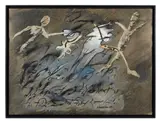 Jeux de bains, jeux de vilains by Jean Schoumann, Huile sur toile, sold May 2026