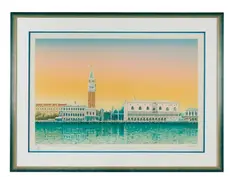 Venise by Daniel Sciora, Lithographie en couleurs sur papier, sold May 2026