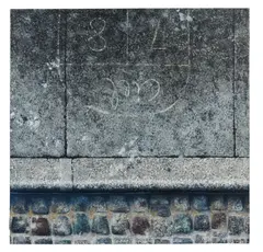 La beauté est à nos pieds - La marelle I by Daniel Sciora, Huile et pigments sur toile, sold May 2026