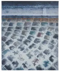 La beauté est à nos pieds - La tache by Daniel Sciora, Technique mixte sur toile, huile, pigments et fond d'aérosol, sold May 2026