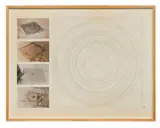 Plaque d'égout by Franck Scurti, Trois photographies sur dessin au crayon sur papier, sold May 2026