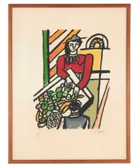 La marchande de quatre saisons by Fernand Léger, Lithographie en couleur, sold May 2026
