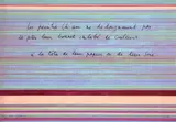 Placard Roland Barthes by Jean-Michel Meurice, 1976, Screenprint in colors depict a text of Roland Barthes and a composition of Jean-Michel Meurice; signed by the author and, sold May 2026