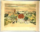 Paysage de Provence by Yves Brayer, Lithographie en couleurs, sold May 2026