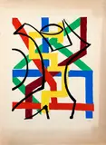 Pour Eluard, 1971 by Man Ray, Pochoir en couleurs sur papier d'Arches, sold May 2026