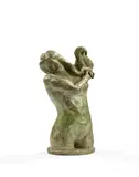 Buste de femme se coiffant by Manuel Martinez Hugue Dit Manolo, Bronze à patine vert clair, sold May 2026