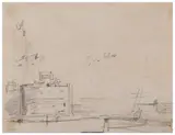 Ensemble de deux œuvres sur papier by Eugène Boudin, Crayon sur papier, sold Jun 2026