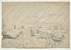 Le Cannet, ciel d'orage by Pierre Bonnard, Crayon sur papier, sold Jun 2026