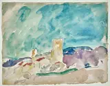 Village dans la montagne by Louis Valtat, circa 1898, Aquarelle et crayon sur papier, sold Jun 2026