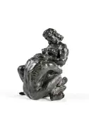Le Couple ou Adam et Eve ou Viol by René Iché, circa 1945, Bronze à patine noire, sold Jun 2026