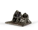 The potato eaters by Reuven Rubin, 1920, Bronze à patine brune, sold Jun 2026