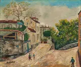 Rue animée à Montmartre by Élisée Maclet, 1955, Huile sur toile, sold Jun 2026