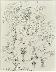Personnage by André Masson, Encre de Chine sur papier, sold Jun 2026