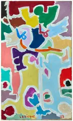 Faune by Charles Lapicque, 1953, Huile sur toile, sold Jun 2026