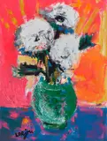 Bouquet de fleurs by Bernard Lorjou, Gouache sur papier, sold Jun 2026