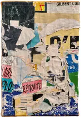 Lille retraite by Jacques de la Villeglé, 2000, Affiches arrachées marouflées sur toile, sold Jun 2026